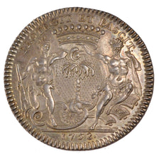 France, Royal, Token, 1752, MS(60-62), Silver, Feuardent #8920, 7.52