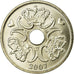 Coin, Denmark, Margrethe II, 5 Kroner, 2007, Brondby, MS(63), Copper-nickel