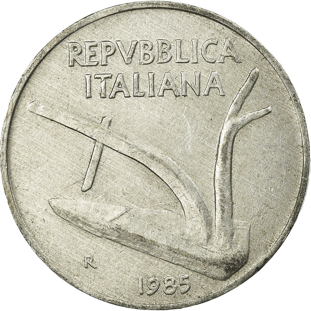 Münze, Italien, 10 Lire, 1985, Rome, SS, Aluminium, KM:93