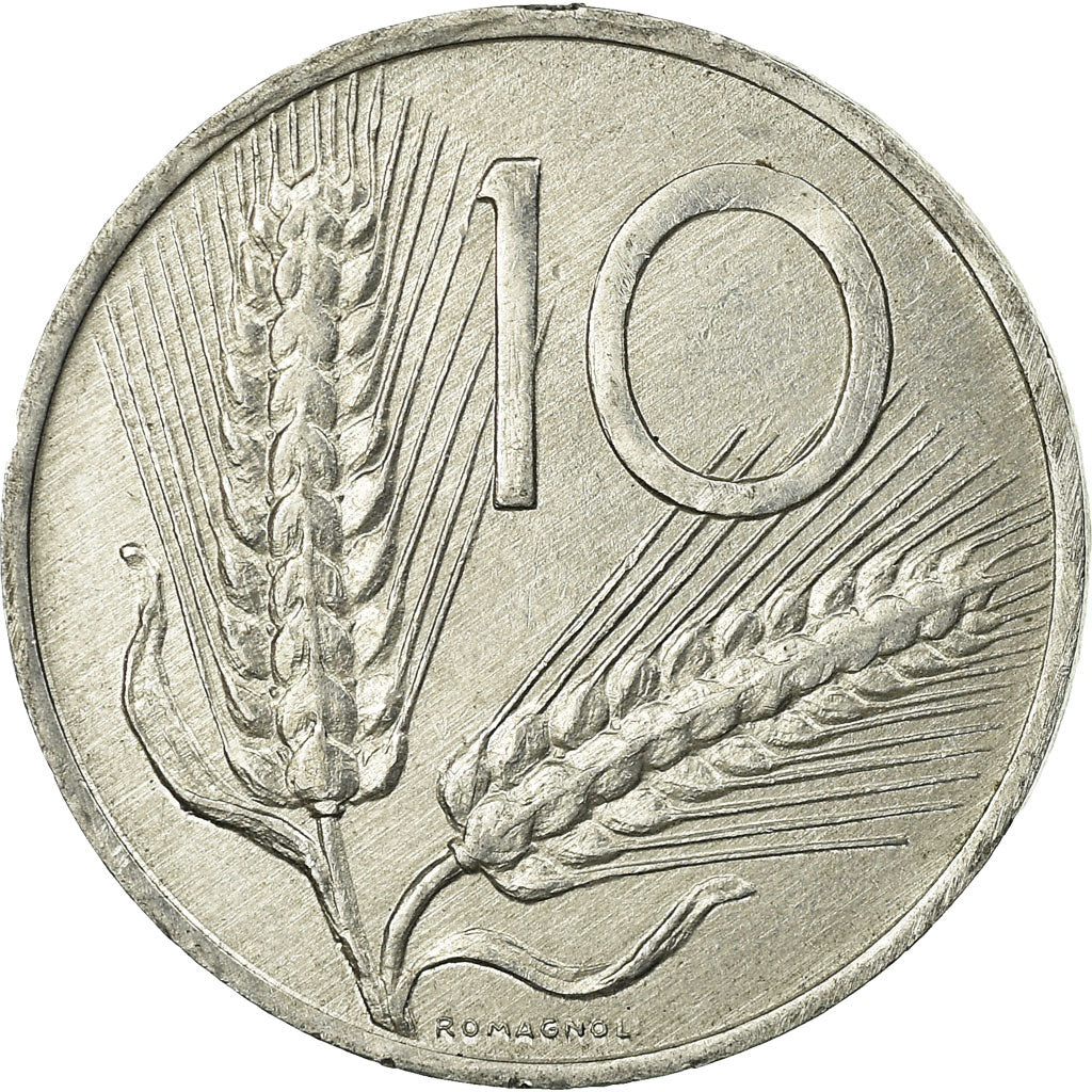 Münze, Italien, 10 Lire, 1985, Rome, SS, Aluminium, KM:93