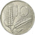 Moneda, Italia, 10 Lire, 1985, Rome, MBC, Aluminio, KM:93