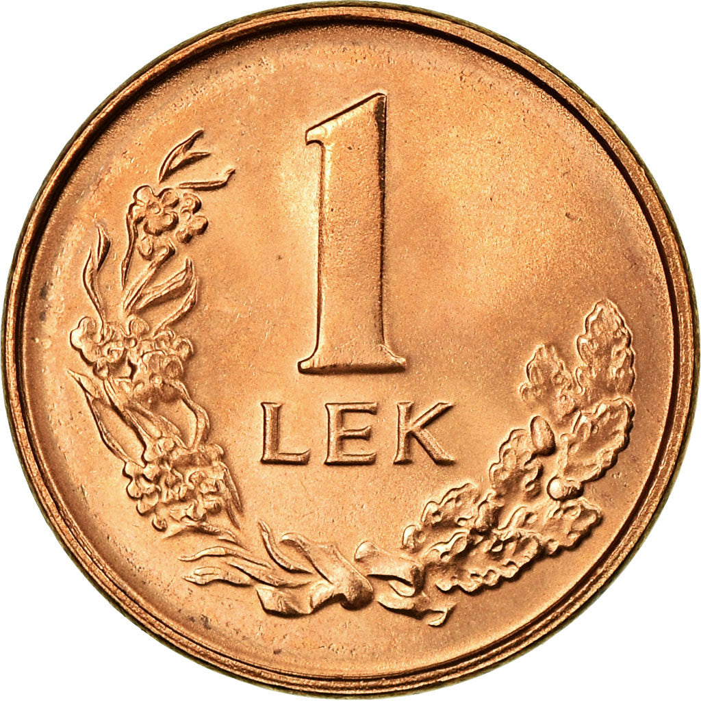 Coin, Albania, Lek, 1996, AU(55-58), Bronze, KM:75