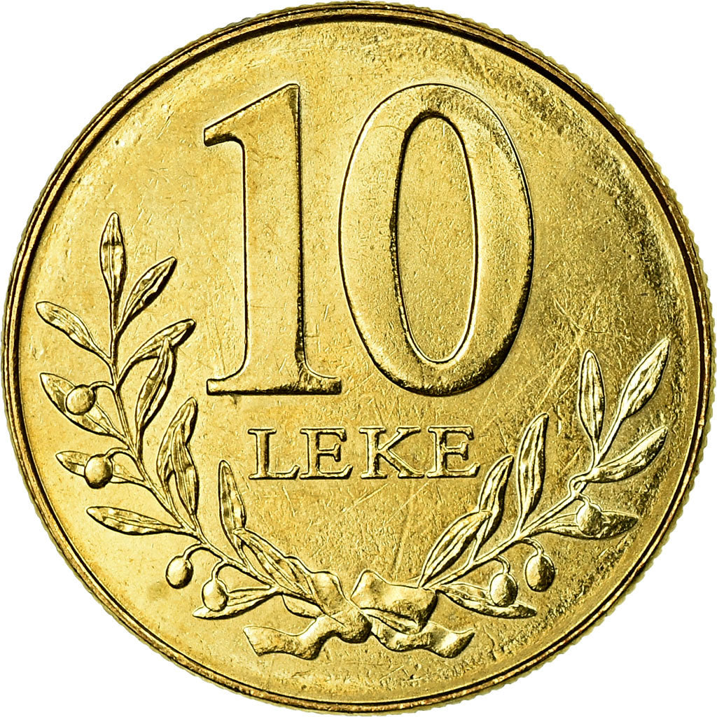 Monnaie, Albania, 10 Lekë, 2000, SUP, Aluminum-Bronze, KM:77