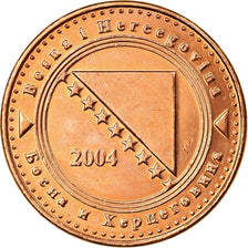 Moneta, Bosnia - Erzegovina, 10 Feninga, 2004, SPL-, Acciaio placcato rame