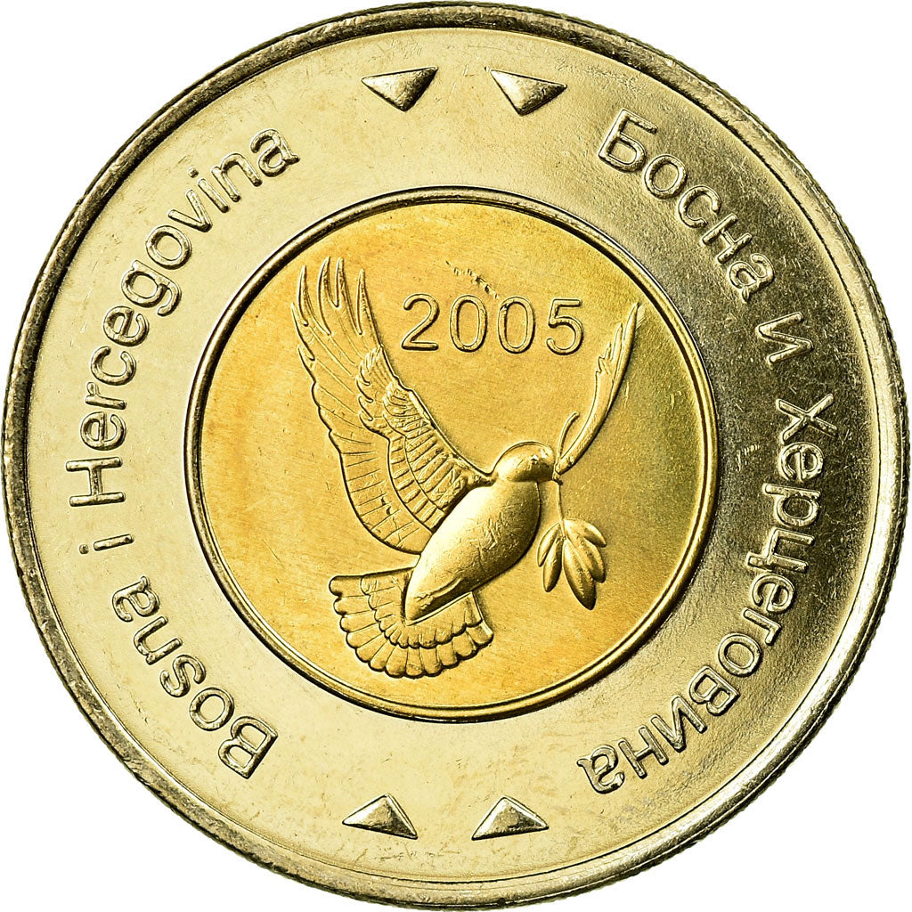 Moneta, Bosnia - Erzegovina, 5 Konvertible Marka, 2005, British Royal Mint