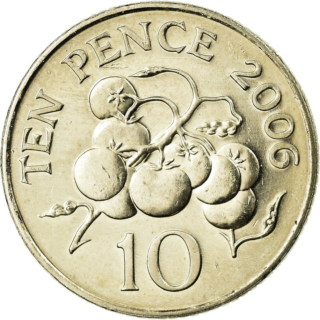 Monnaie, Guernsey, Elizabeth II, 10 Pence, 2006, British Royal Mint, SUP