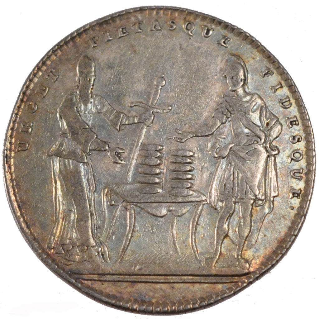 France, Royal, Token, 1710, MS(60-62), Silver, Feuardent #3951, 8.26