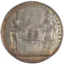 France, Royal, Token, 1710, MS(60-62), Silver, Feuardent #3951, 8.26
