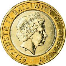 Monnaie, Guernsey, Elizabeth II, 2 Pounds, 2006, British Royal Mint, SUP