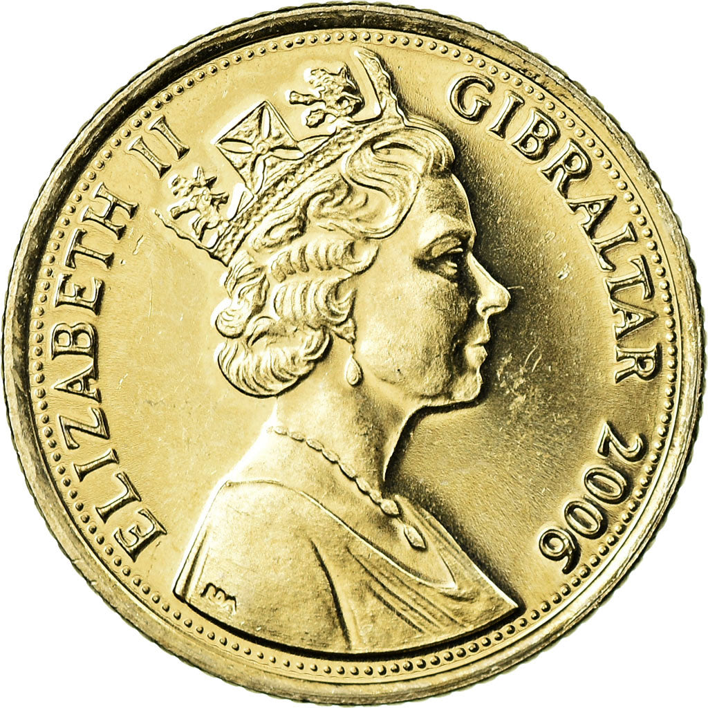 Coin, Gibraltar, Elizabeth II, 10 Pence, 2006, Pobjoy Mint, MS(63)
