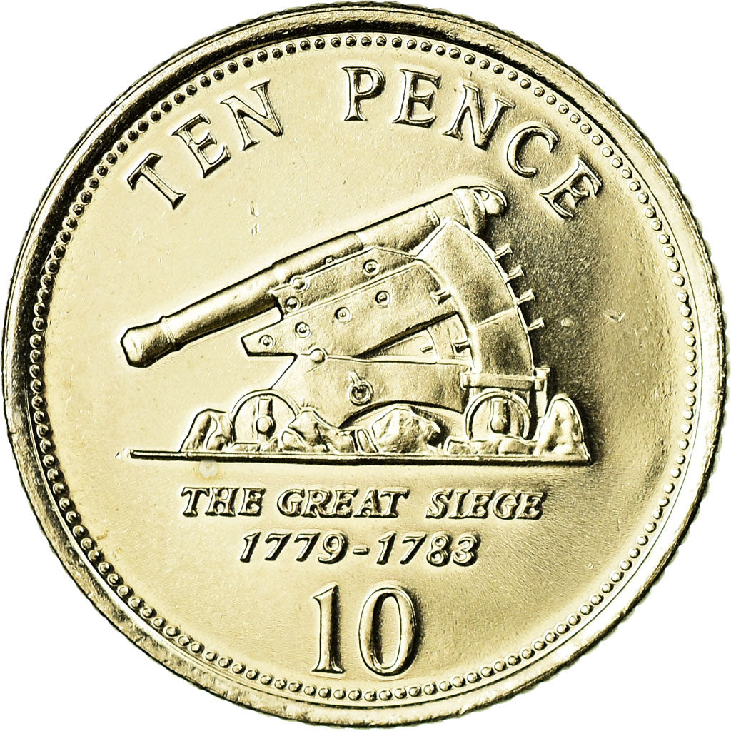 Coin, Gibraltar, Elizabeth II, 10 Pence, 2006, Pobjoy Mint, MS(63)