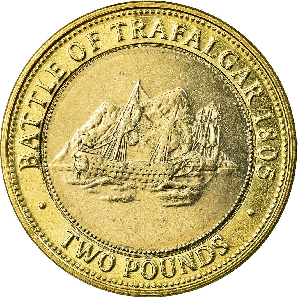 Coin, Gibraltar, Elizabeth II, 2 Pounds, 2006, MS(63), Bi-Metallic, KM:1092