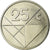Coin, Aruba, Beatrix, 25 Cents, 2006, Utrecht, AU(55-58), Nickel Bonded Steel