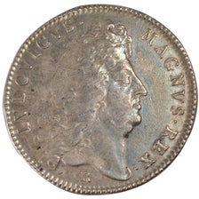 France, Royal, Token, 1688, AU(55-58), Silver, Feuardent #2395, 7.02