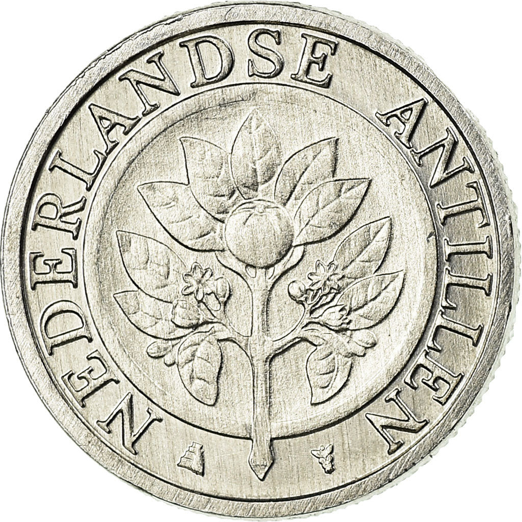 Moneda, Antillas holandesas, Beatrix, 5 Cents, 2004, SC, Aluminio, KM:33
