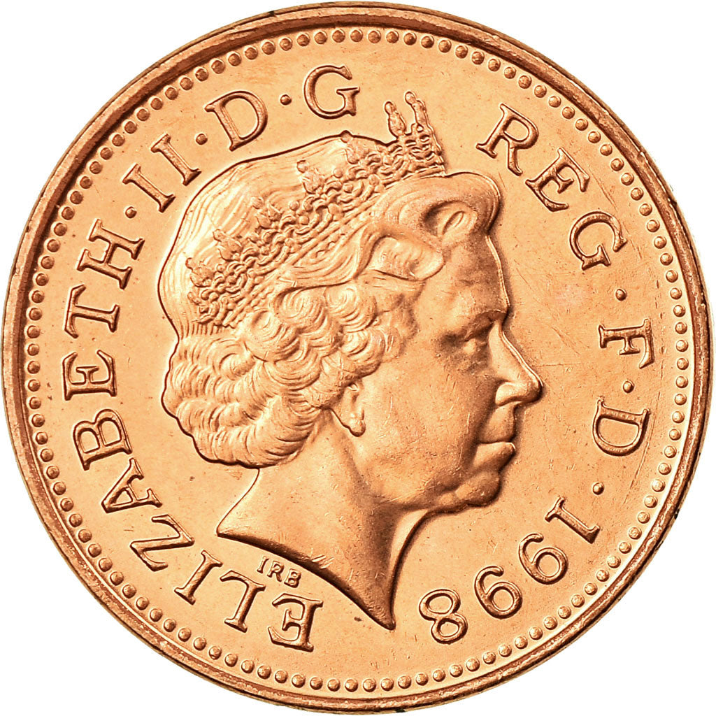 Monnaie, Grande-Bretagne, Elizabeth II, Penny, 1998, SPL, Copper Plated Steel