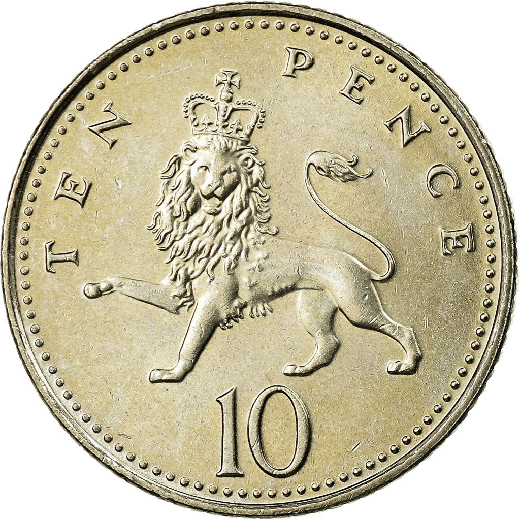 Münze, Großbritannien, Elizabeth II, 10 Pence, 2004, UNZ, Copper-nickel