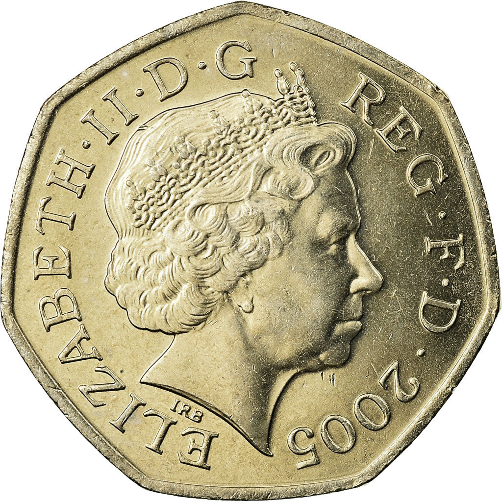 Munten, Groot Bretagne, Elizabeth II, 50 Pence, 2005, British Royal Mint, UNC-