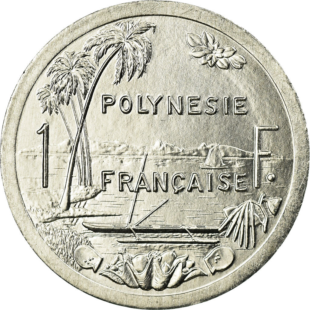 Coin, French Polynesia, Franc, 2003, Paris, MS(63), Aluminum, KM:11