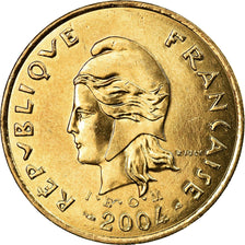 Coin, French Polynesia, 100 Francs, 2004, Paris, MS(63), Nickel-Bronze, KM:14