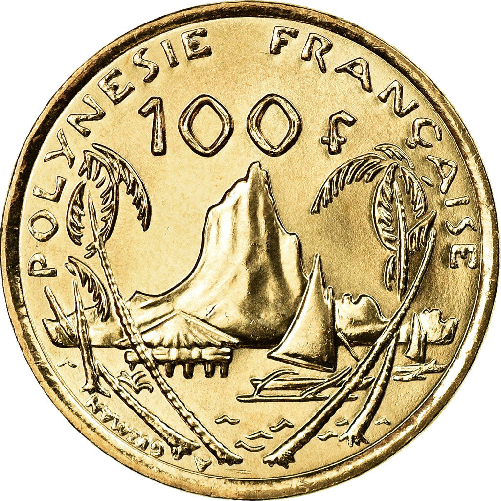 Coin, French Polynesia, 100 Francs, 2004, Paris, MS(63), Nickel-Bronze, KM:14