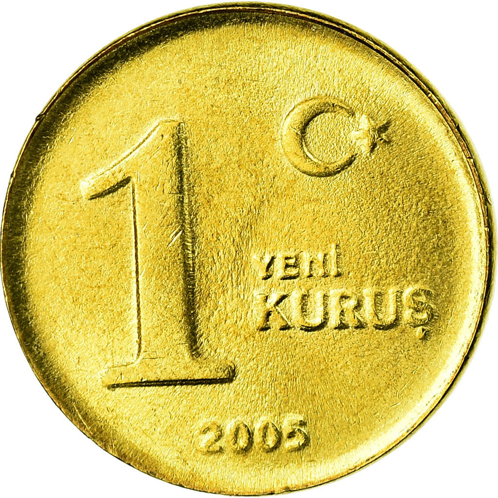 Moeda, Turquia, New Kurus, 2005, Istanbul, MS(63), Alumínio-Bronze, KM:1164