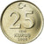 Münze, Türkei, 25 New Kurus, 2005, Istanbul, UNZ, Copper-Nickel-Zinc, KM:1167