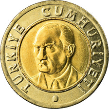 Monnaie, Turquie, New Lira, 2006, Istanbul, SPL, Bi-Metallic, KM:1169