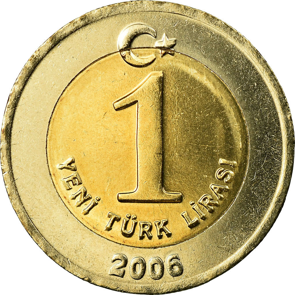 Monnaie, Turquie, New Lira, 2006, Istanbul, SPL, Bi-Metallic, KM:1169