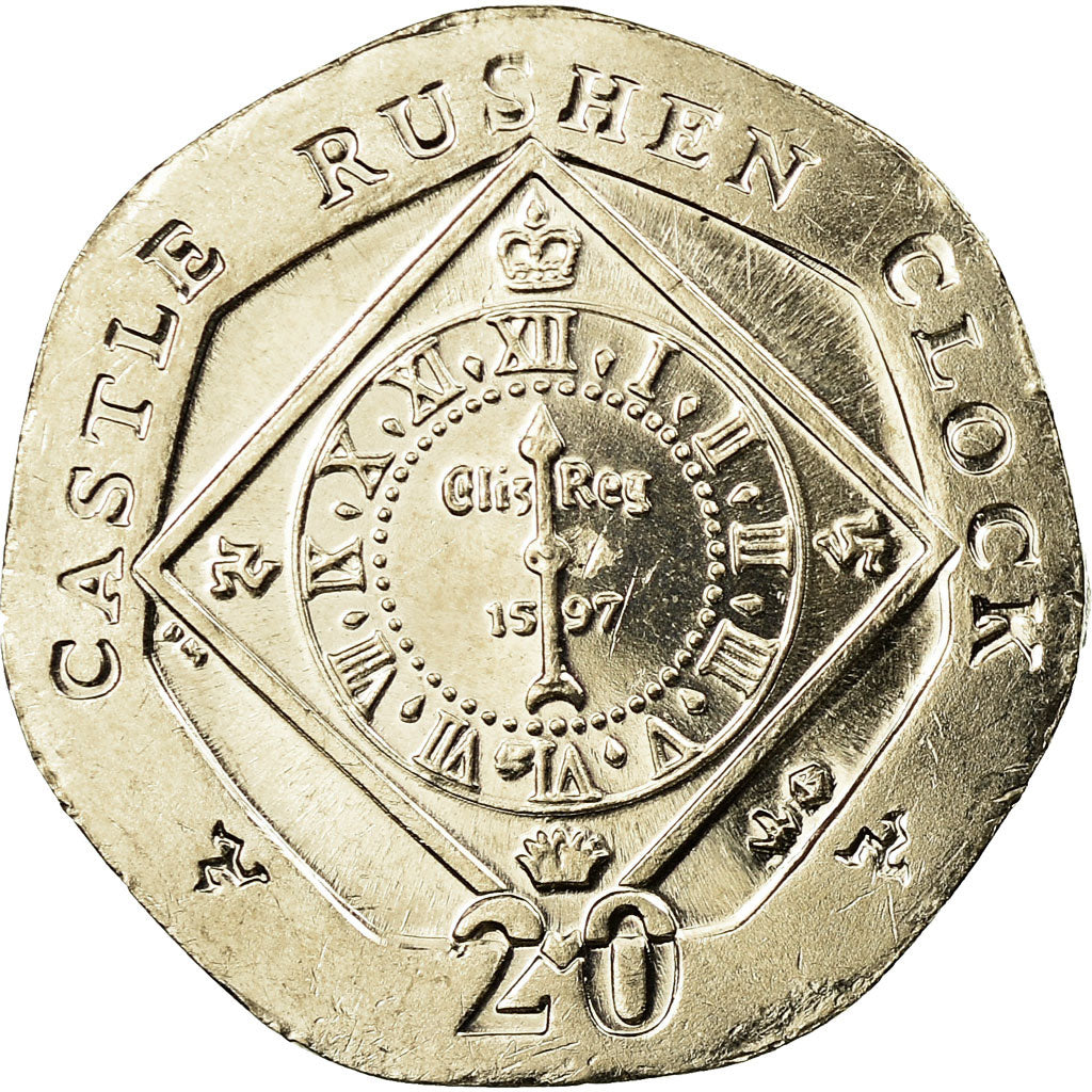 Coin, Isle of Man, Elizabeth II, 20 Pence, 2004, Pobjoy Mint, MS(63)
