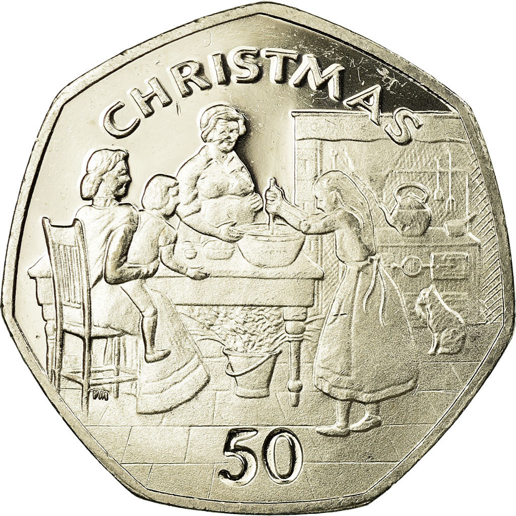 Coin, Isle of Man, Elizabeth II, 50 Pence, 1998, MS(63), Copper-nickel, KM:908