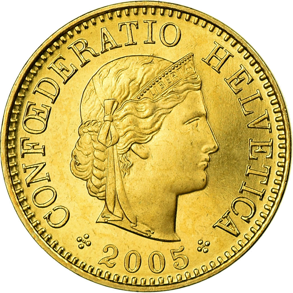 Moneta, Svizzera, 5 Rappen, 2005, Bern, SPL, Alluminio-bronzo, KM:26c