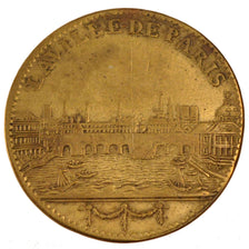 France, Royal, Token, VF(30-35), Copper, Feuardent #10490, 5.54