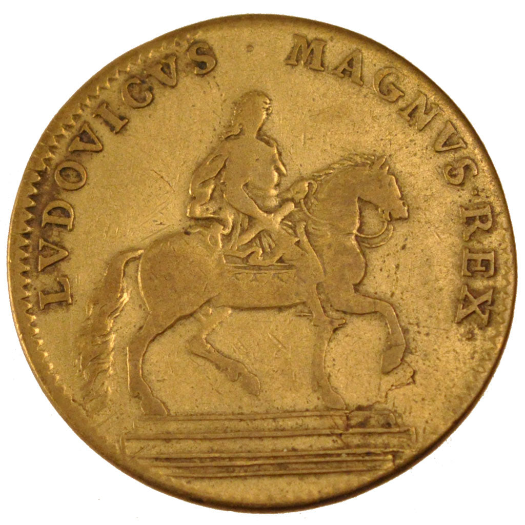 France, Royal, Token, VF(30-35), Copper, Feuardent #10490, 5.54