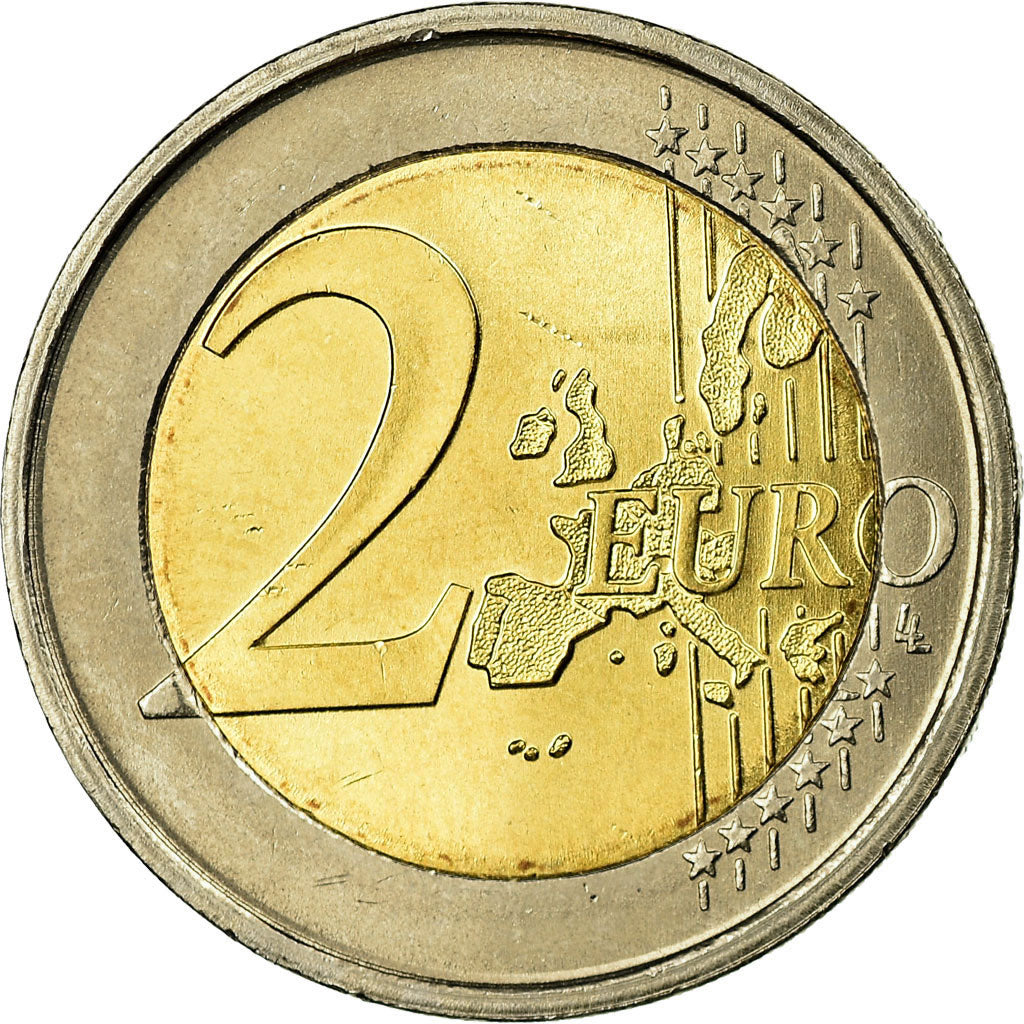 Portugal, 2 Euro, 2004, MS(63), Bi-Metallic, KM:747
