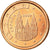 España, Euro Cent, 2009, SC, Cobre chapado en acero, KM:1040