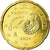 Spain, 20 Euro Cent, 2009, MS(63), Brass, KM:1071