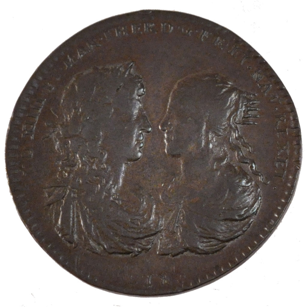 France, Royal, Token, EF(40-45), Copper, Feuardent #13072, 4.00