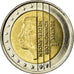 Paesi Bassi, 2 Euro, 2001, SPL, Bi-metallico, KM:241