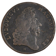 France, Royal, Token, VF(30-35), Copper, Feuardent #10479, 4.07