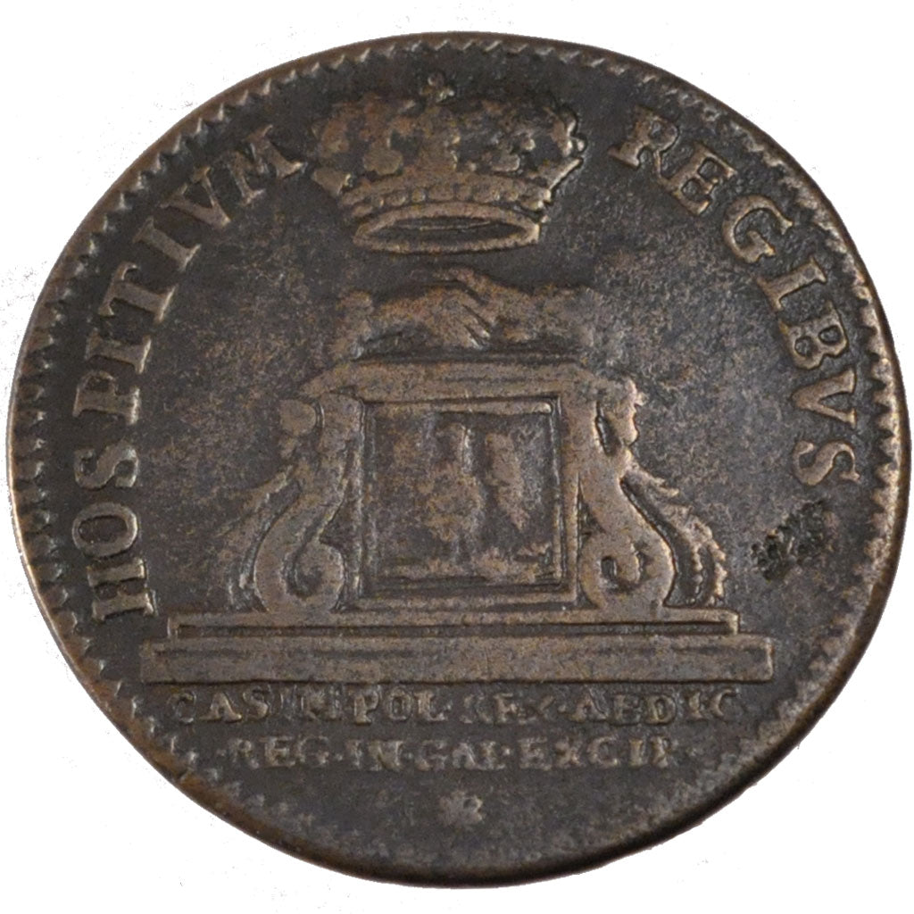France, Royal, Token, VF(30-35), Copper, Feuardent #10479, 4.07