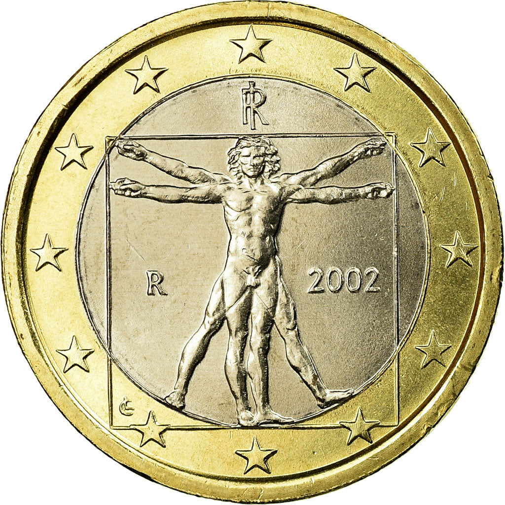 Italia, Euro, 2002, SPL, Bi-metallico, KM:216