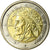 Itália, 2 Euro, 2002, MS(63), Bimetálico, KM:217
