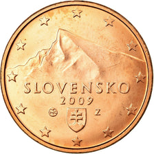 Slowakei, 5 Euro Cent, 2009, UNZ, Copper Plated Steel, KM:97