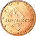 Slowakei, 5 Euro Cent, 2009, UNZ, Copper Plated Steel, KM:97