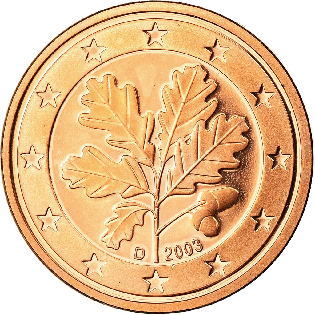 République fédérale allemande, 5 Euro Cent, 2003, SPL, Copper Plated Steel