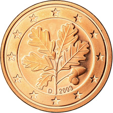 République fédérale allemande, 5 Euro Cent, 2003, SPL, Copper Plated Steel