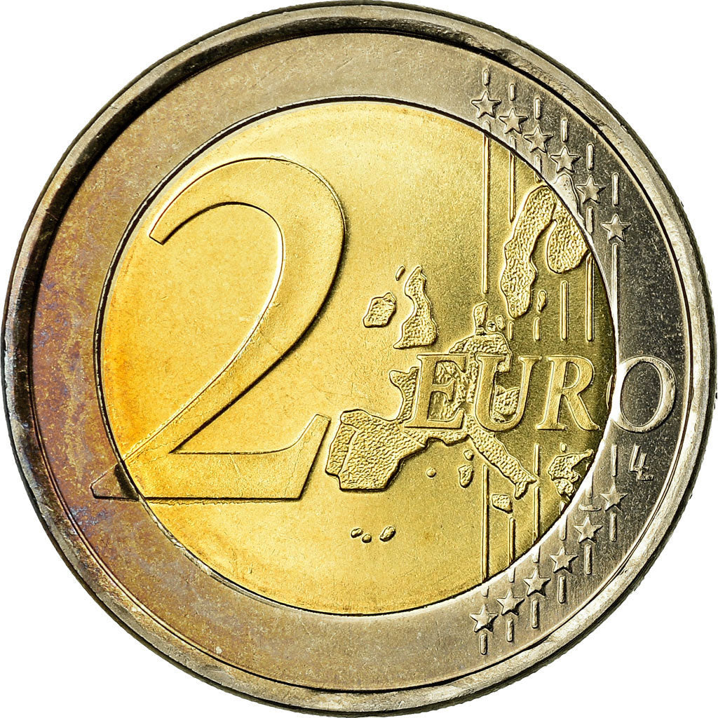 Grecia, 2 Euro, 2002, SC, Bimetálico, KM:188