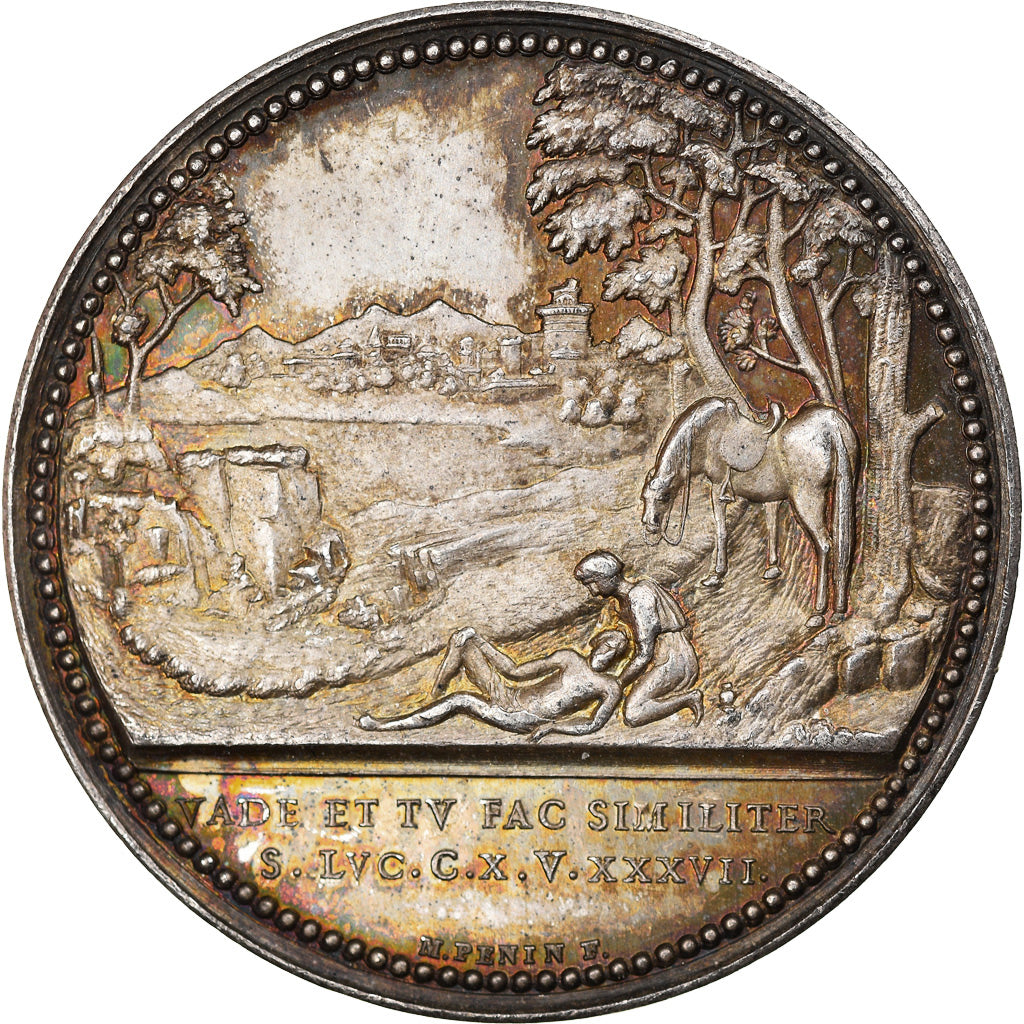 France, Token, Dispensaire général de Lyon, Penin, AU(55-58), Silver