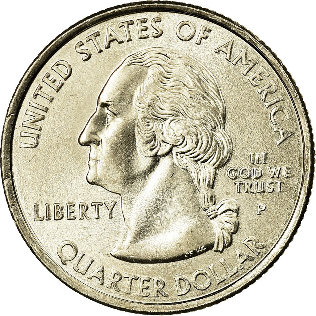 Coin, United States, Massachusetts, Quarter, 2000, U.S. Mint, Philadelphia